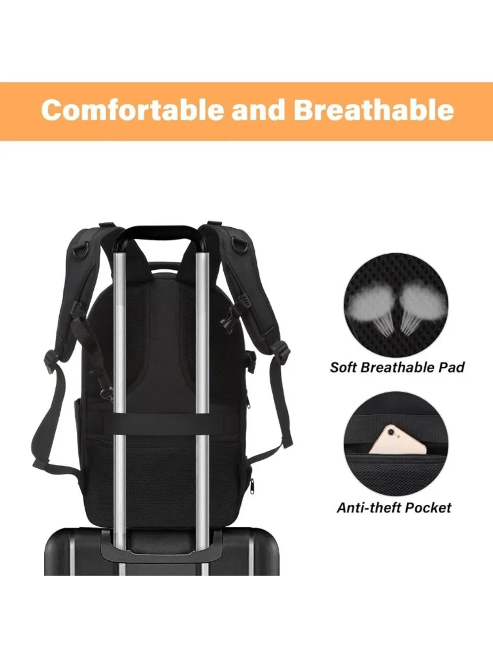 Waterproof DSLR Camera Backpack with Tripod Holder & Laptop Compartment